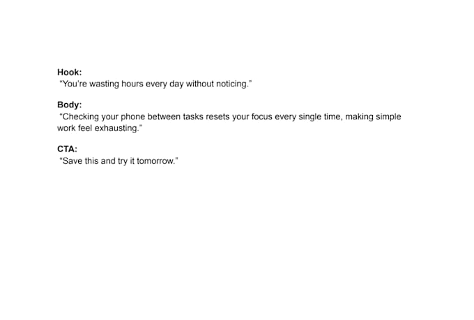 write high retention scripts for tiktok shorts